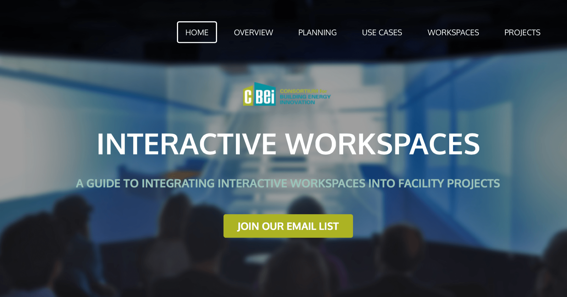 Webpage image for the Interactive Workspaces guide
