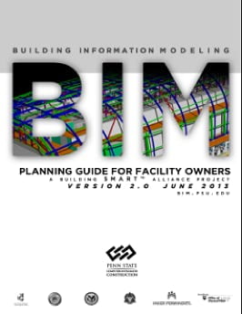 Cover page for the BIM Planning Guide for Facility Owners version 2.0